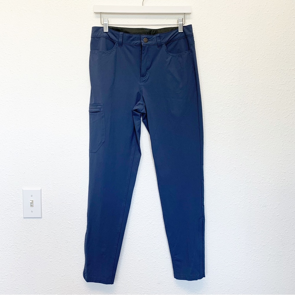 Patagonia Skyline Traveler Pants in Slate Blue Nylon Stretch Fabric SIZE 6